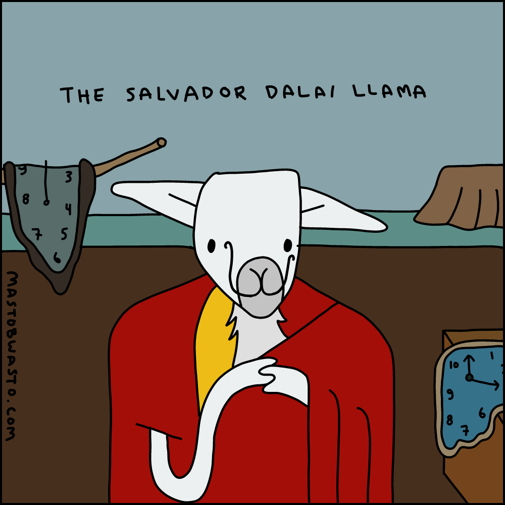The Salvador Dalai Llama